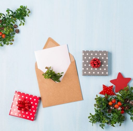 Add the card with personalized message